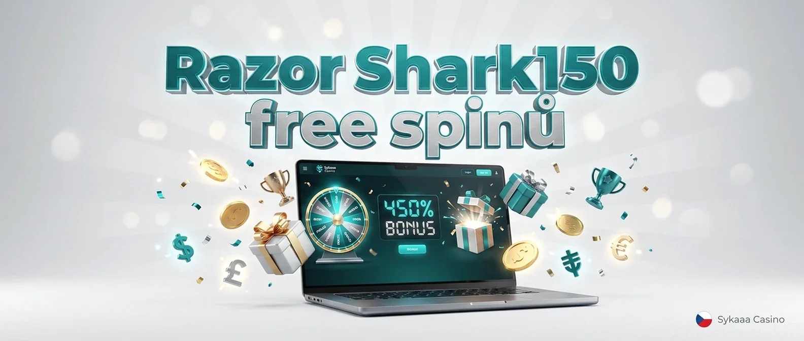 Razor Shark150 free spinů